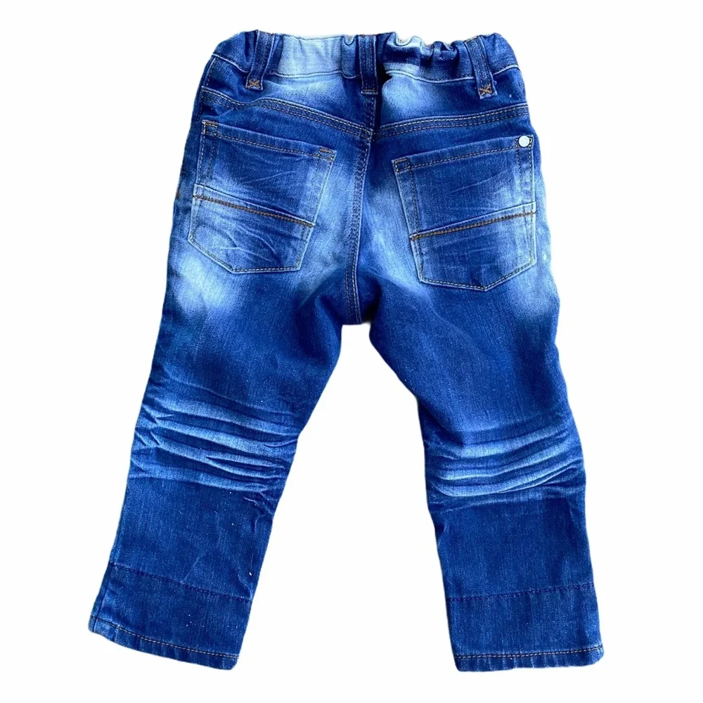 Gap Top & H&M Bleached Jeans 12-18M
